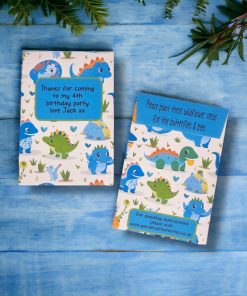 dinosaur birthday seed packets