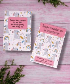 Unicorn Party Birthday Seed Favors | Party Supplies