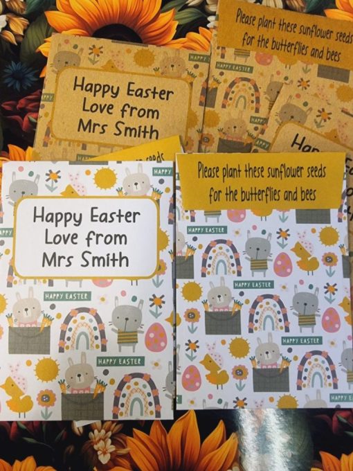 seed packets for easter from teacher to student gift