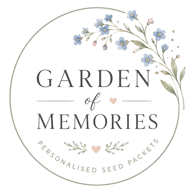 Garden of Memories Personalised Seed Packets Logo