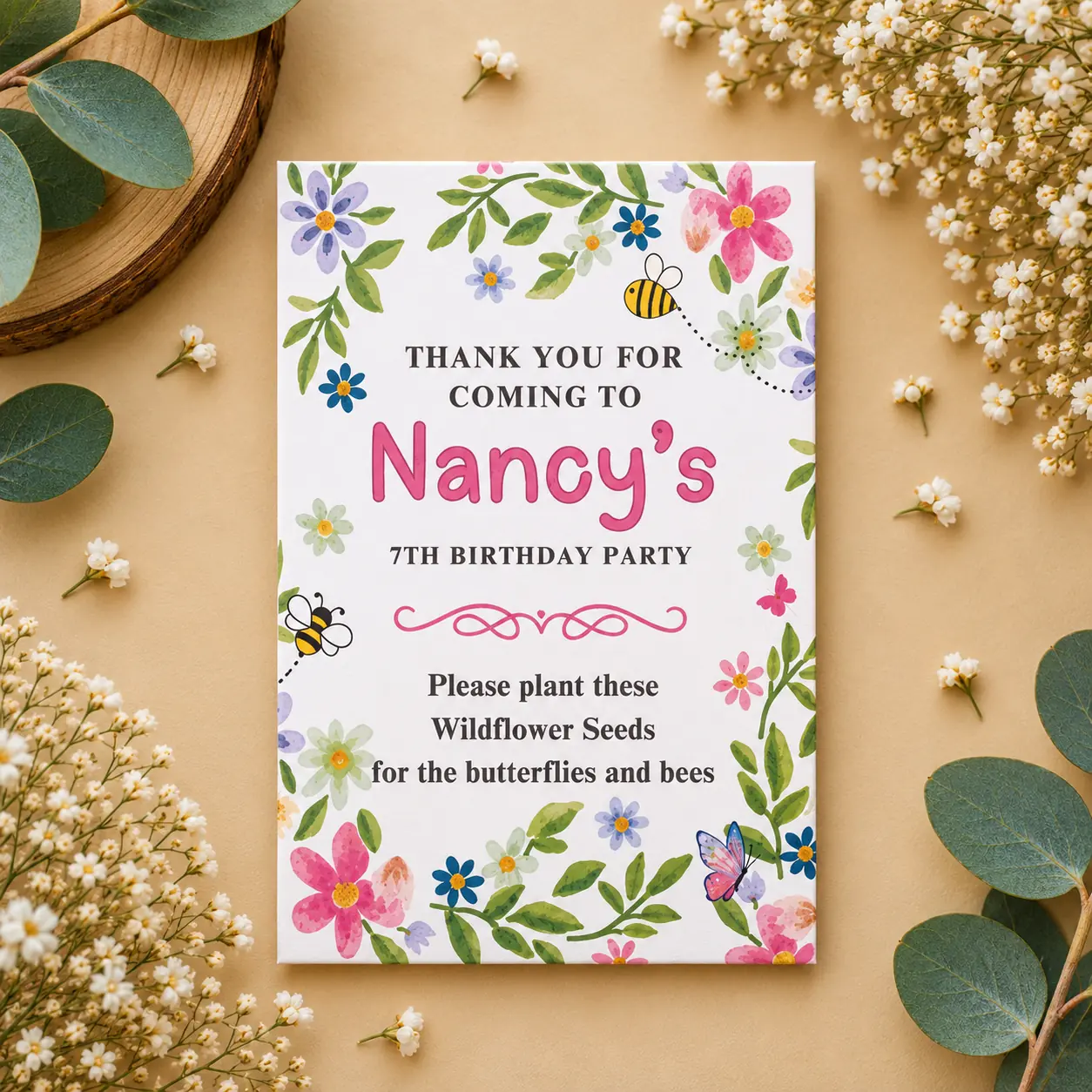 Personalised Birthday Wildflower Seed Packets - Image 2